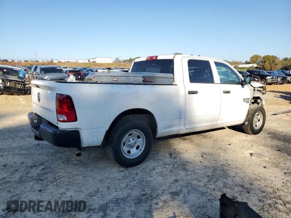 ✅ 2019 Ram 1500 Tradesman • VIN: 1C6RR6STXKS642117 • Lot: 72813264. Listed on Copart with 126,852 mi. Free auction sales archive from the USA and detailed vehicle history report at DreamBid. Image 3.