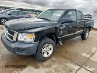 2008 Dodge Dakota SXT with VIN 1D7HE38K48S570164, listed as a Copart auction lot 83818675 with 162,745 mi miles and Salvage title. Bid and sale history available at DreamBid. Image 1.