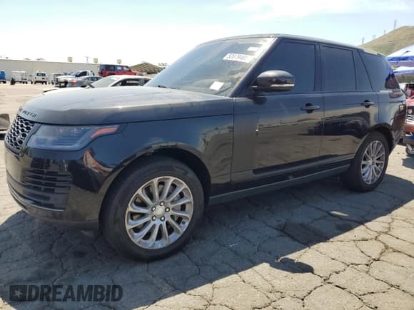 ✅ 2020 Land Rover Range Rover • VIN: SALGR2SU6LA579082 • Lot: 52079405. Listed on Copart with 75,713 mi. Free auction sales archive from the USA and detailed vehicle history report at DreamBid. Image 1.