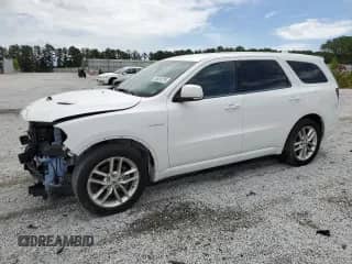 2022 Dodge Durango R/T with VIN 1C4SDHCTXNC101389, listed as a Copart auction lot 58491235 with 37,429 mi miles and Salvage title. Bid and sale history available at DreamBid. Image 1.