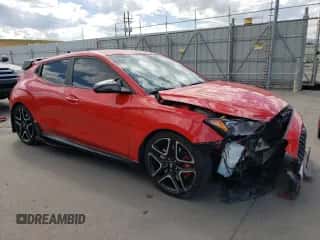 2022 Hyundai Veloster z VIN KMHT36AH5NU014063, wystawiony jako Copart lot #67609594 z przebiegiem 33 238 mil mil oraz Nie do naprawy • Non repairable. Historia ofert i sprzedaży dostępna na DreamBid. Obrazek 4.