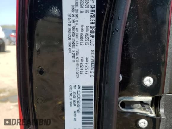 ✅ 2014 Dodge Charger RT • VIN: 2C3CDXCT2EH167726 • Lot: 84195755. Listed on Copart with 115,055 mi. Free auction sales archive from the USA and detailed vehicle history report at DreamBid. Image 13.