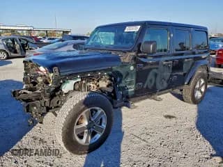 ✅ 2021 Jeep Wrangler Unlimited Sahara Altitude • VIN: 1C4HJXEG6MW542057 • Lot: 93526755. Wystawiony na Copart z przebiegiem 70 047 mil. Bezpłatny archiwum sprzedaży aukcyjnych z USA i szczegółowy raport historii pojazdu na DreamBid. Zdjęcie 1.