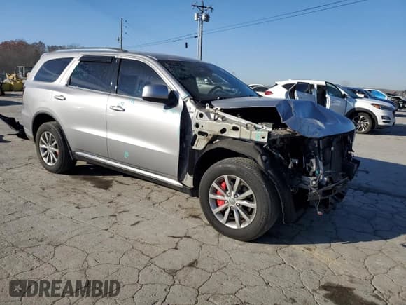 ✅ 2018 Dodge Durango SXT • VIN: 1C4RDJAG8JC111411 • Lot: 92833795. Listed on Copart with 57,035 mi. Free auction sales archive from the USA and detailed vehicle history report at DreamBid. Image 4.