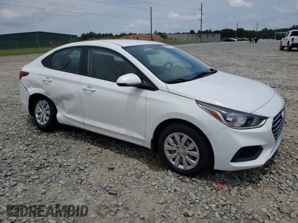 2021 Hyundai Accent SE с VIN 3KPC24A68ME133880, выставлен на аукционе Copart как лот 59465744 с пробегом 88 694 миль миль и Списание • Salvage title. История ставок и продаж доступна на DreamBid. Изображение 4.