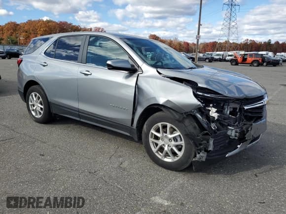 ✅ 2024 Chevrolet Equinox LT • VIN: 3GNAXUEG9RL357133 • Lot: 91706255. Listed on Copart with 32,627 mi. Free auction sales archive from the USA and detailed vehicle history report at DreamBid. Image 4.