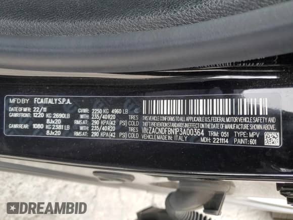 2023 Dodge Hornet GT Plus z VIN ZACNDFBN1P3A00364, wystawiony jako Copart lot #55147245 z przebiegiem 14 350 mil mil oraz Szkoda całkowita • Salvage title. Historia ofert i sprzedaży dostępna na DreamBid. Obrazek 14.