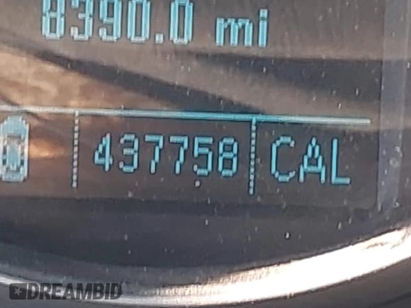 ✅ 2011 Chevrolet Cruze ECO 1XF • VIN: 1G1PK5S90B7275209 • Lot: 43466631. Listed on IAAI with 437,758 mi. Free auction sales archive from the USA and detailed vehicle history report at DreamBid. Image 7.