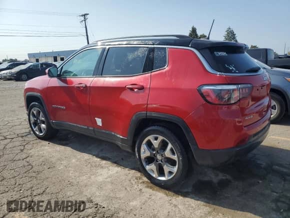 2018 Jeep Compass Limited с VIN 3C4NJDCB4JT266357, выставлен на аукционе Copart как лот 81565735 с пробегом 66 201 миль миль и Чистый • Clean title. История ставок и продаж доступна на DreamBid. Изображение 2.