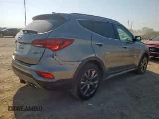 2017 Hyundai Santa Fe Ultimate with VIN 5XYZWDLA8HG440586, listed as a Copart auction lot 71643065 with 92,351 mi miles and Salvage title. Bid and sale history available at DreamBid. Image 3.