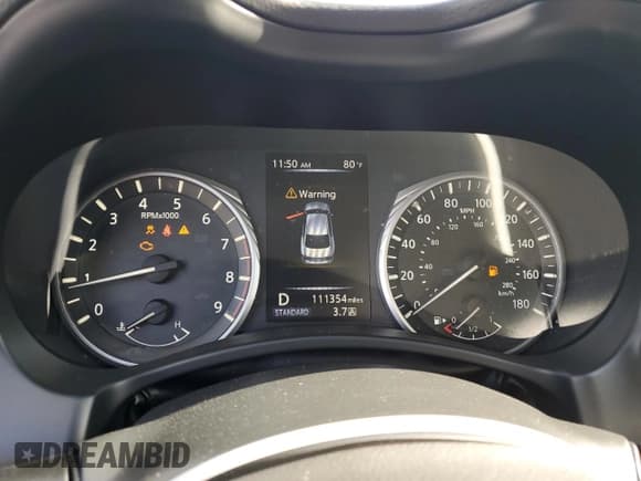 ✅ 2018 Infiniti Q50 Luxe • VIN: JN1EV7AP4JM350109 • Лот: 61530995. Опубликован ранее на Copart с пробегом 111 354 миль. Бесплатный доступ к архиву аукционных продаж из США и подробный отчёт об истории автомобиля на DreamBid. Изображение 9.