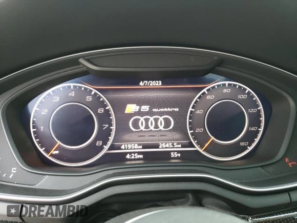 ✅ 2018 Audi S5 Premium Plus • VIN: WAUP4AF52JA002045 • Lot: 47146463. Wystawiony na Copart z przebiegiem 41 958 mil. Bezpłatny archiwum sprzedaży aukcyjnych z USA i szczegółowy raport historii pojazdu na DreamBid. Zdjęcie 9.