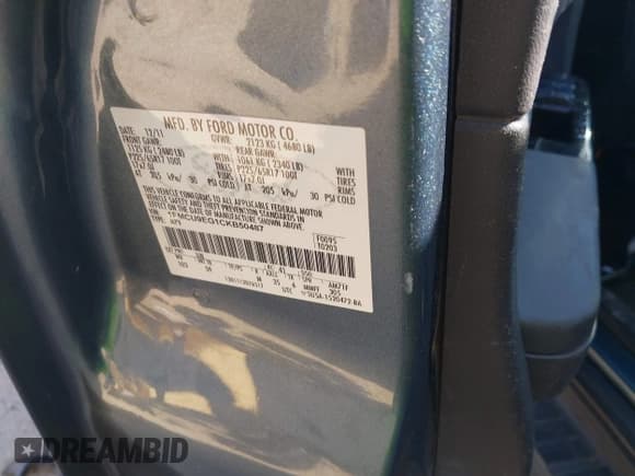 ✅ 2012 Ford Escape Limited • VIN: 1FMCU9EG1CKB50487 • Лот: 41984904. Опубликован ранее на IAAI с пробегом 130 960 миль. Бесплатный доступ к архиву аукционных продаж из США и подробный отчёт об истории автомобиля на DreamBid. Изображение 9.