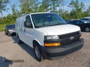 ✅ 2018 Chevrolet Express Cargo • VIN: 1GCWGAFP3J1261246 • Lot: 43098642. Listed on IAAI with 138,431 mi. Free auction sales archive from the USA and detailed vehicle history report at DreamBid. Image 1.