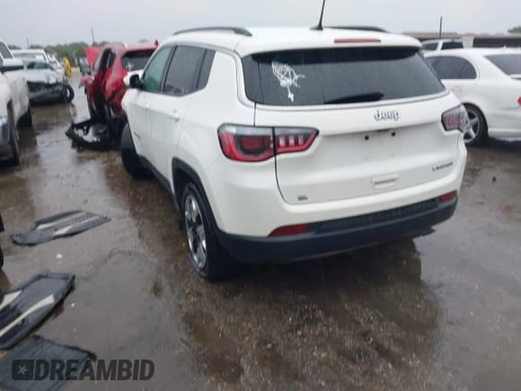 ✅ 2020 Jeep Compass Limited • VIN: 3C4NJCCB9LT179695 • Lot: 42474083. Listed on IAAI with 108,843 mi. Free auction sales archive from the USA and detailed vehicle history report at DreamBid. Image 3.