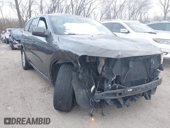 ✅ 2014 Dodge Durango R/T • VIN: 1C4SDJCT6EC481970 • Lot: 43873423. Listed on IAAI with 133,333 mi. Free auction sales archive from the USA and detailed vehicle history report at DreamBid. Image 1.