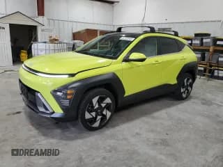 ✅ 2024 Hyundai Kona Limited • VIN: KM8HECA33RU183569 • Lot: 82722345. Listed on Copart with 5,819 mi. Free auction sales archive from the USA and detailed vehicle history report at DreamBid. Image 1.