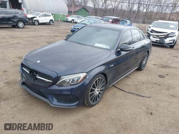✅ 2017 Mercedes-Benz C 43 AMG • VIN: 55SWF6EB5HU210594 • Lot: 41709797. Listed on IAAI with 63,215 mi. Free auction sales archive from the USA and detailed vehicle history report at DreamBid. Image 2.