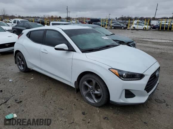 2019 Hyundai Veloster 2.0 z VIN KMHTG6AF4KU008804, wystawiony jako Copart lot #47407425 z przebiegiem 135 729 mil mil oraz Szkoda całkowita • Salvage title. Historia ofert i sprzedaży dostępna na DreamBid. Obrazek 4.