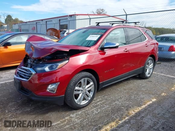 ✅ 2018 Chevrolet Equinox Premier • VIN: 2GNAXVEVXJ6129543 • Lot: 43584104. Wystawiony na IAAI z przebiegiem 54 807 mil. Bezpłatny archiwum sprzedaży aukcyjnych z USA i szczegółowy raport historii pojazdu na DreamBid. Zdjęcie 2.