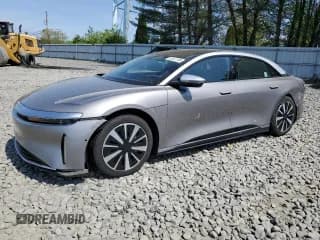 ✅ 2023 Lucid Air Grand Touring • VIN: 50EA1GBA9PA003155 • Lot: 55441165. Listed on Copart with 6,078 mi. Free auction sales archive from the USA and detailed vehicle history report at DreamBid. Image 1.