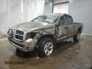 ✅ 2008 Dodge 1500 SLT • VIN: 1D7HU18N78J127269 • Лот: 57906214. Опубликован ранее на Copart с пробегом 105 962 миль. Бесплатный доступ к архиву аукционных продаж из США и подробный отчёт об истории автомобиля на DreamBid. Изображение 1.