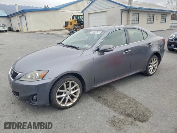 ✅ 2012 Lexus IS 250 • VIN: JTHCF5C20C5058752 • Lot: 95841715. Listed on Copart with 98,700 mi. Free auction sales archive from the USA and detailed vehicle history report at DreamBid. Image 1.