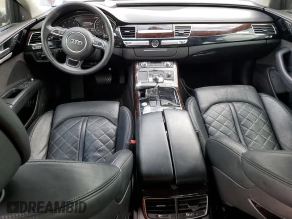 ✅ 2015 Audi A8 4.0T • VIN: WAUJ2AFD5FN013267 • Lot: 39065654. Listed on Copart with 64,541 mi. Free auction sales archive from the USA and detailed vehicle history report at DreamBid. Image 8.