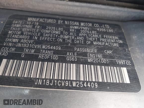 ✅ 2020 Nissan Rogue SV • VIN: JN1BJ1CV9LW254409 • Лот: 42341387. Опубликован ранее на IAAI с пробегом 101 261 миль. Бесплатный доступ к архиву аукционных продаж из США и подробный отчёт об истории автомобиля на DreamBid. Изображение 9.