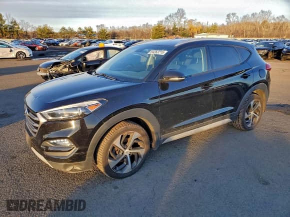 ✅ 2018 Hyundai Tucson Sport • VIN: KM8J3CAL1JU792574 • Lot: 94263215. Listed on Copart with 114,747 mi. Free auction sales archive from the USA and detailed vehicle history report at DreamBid. Image 1.