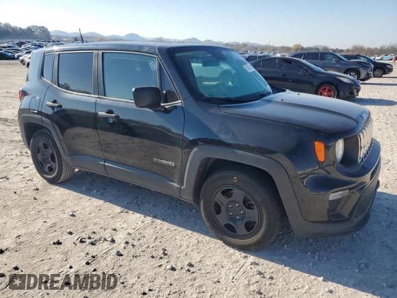 ✅ 2020 Jeep Renegade Sport • VIN: ZACNJAAB9LPL96207 • Lot: 91843595. Wystawiony na Copart z przebiegiem 89 793 mil. Bezpłatny archiwum sprzedaży aukcyjnych z USA i szczegółowy raport historii pojazdu na DreamBid. Zdjęcie 4.