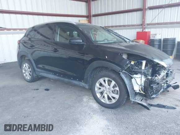 2021 Hyundai Tucson Value with VIN KM8J3CA44MU365693, listed as a IAAI auction lot 43352494 with 45,046 mi miles and . Bid and sale history available at DreamBid. Image 1.