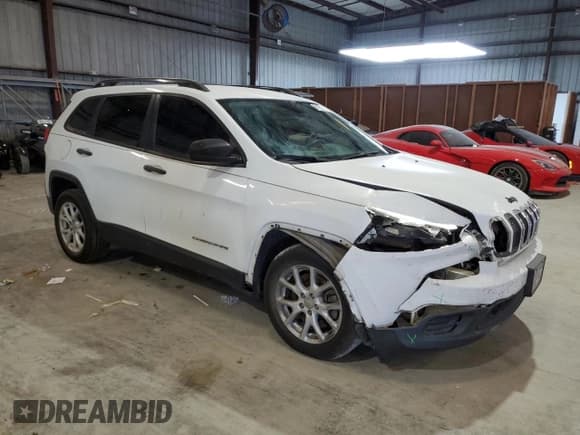 ✅ 2016 Jeep Cherokee Sport • VIN: 1C4PJLAB8GW274177 • Lot: 91631385. Listed on Copart with 243,464 mi. Free auction sales archive from the USA and detailed vehicle history report at DreamBid. Image 4.
