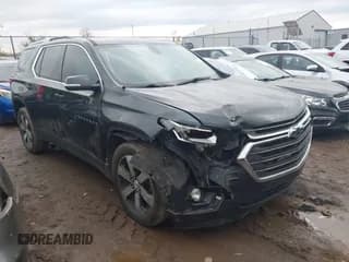 ✅ 2018 Chevrolet Traverse LT • VIN: 1GNEVHKW6JJ174682 • Lot: 43571283. Wystawiony na IAAI z przebiegiem 143 203 mil. Bezpłatny archiwum sprzedaży aukcyjnych z USA i szczegółowy raport historii pojazdu na DreamBid. Zdjęcie 1.