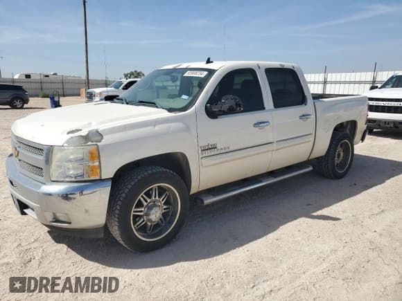 ✅ 2012 Chevrolet Silverado 1500 LT • VIN: 3GCPCSE0XCG131866 • Lot: 65908234. Listed on Copart with 115,686 mi. Free auction sales archive from the USA and detailed vehicle history report at DreamBid. Image 1.