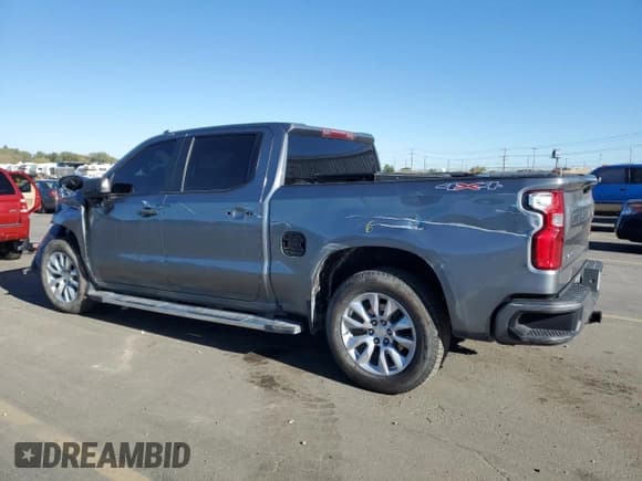 ✅ 2020 Chevrolet Silverado 1500 Custom • VIN: 3GCUYBEF5LG399295 • Lot: 86809125. Listed on Copart with 77,505 mi. Free auction sales archive from the USA and detailed vehicle history report at DreamBid. Image 2.