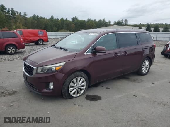 ✅ 2015 Kia Sedona EX • VIN: KNDMC5C13F6020047 • Лот: 85277065. Опубликован ранее на Copart с пробегом 139 820 миль. Бесплатный доступ к архиву аукционных продаж из США и подробный отчёт об истории автомобиля на DreamBid. Изображение 1.