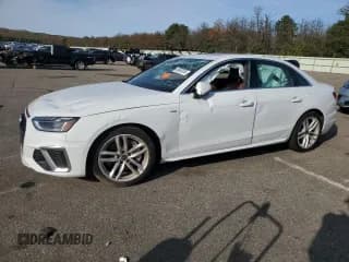 ✅ 2023 Audi A4 S line Premium Plus • VIN: WAUEAAF43PN020076 • Lot: 84940335. Listed on Copart with 15,201 mi. Free auction sales archive from the USA and detailed vehicle history report at DreamBid. Image 1.