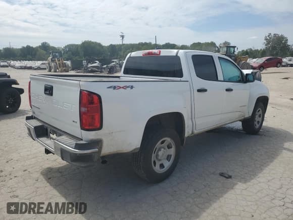 ✅ 2022 Chevrolet Colorado 4WD Work Truck • VIN: 1GCGTBEN2N1299420 • Lot: 68152844. Listed on Copart with 21,415 mi. Free auction sales archive from the USA and detailed vehicle history report at DreamBid. Image 3.