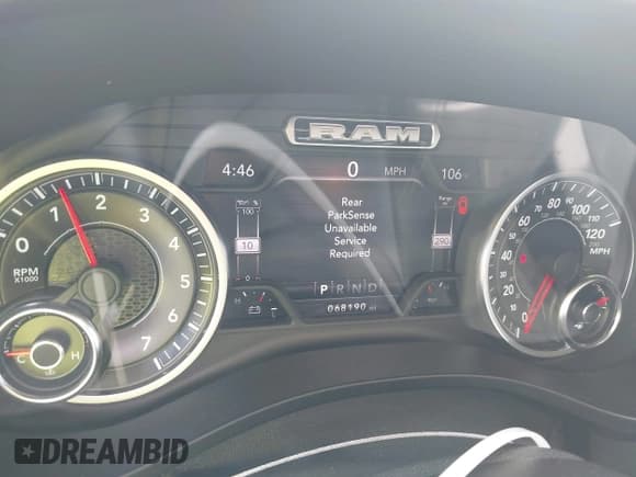 ✅ 2019 Ram 1500 Big Horn • VIN: 1C6RREBT0KN871978 • Lot: 42731952. Listed on IAAI with 68,190 mi. Free auction sales archive from the USA and detailed vehicle history report at DreamBid. Image 7.