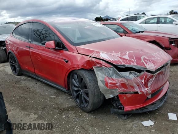 ✅ 2022 Tesla Model X Plaid • VIN: 7SAXCBE61NF338310 • Lot: 44394913. Listed on Copart with Not provided. Free auction sales archive from the USA and detailed vehicle history report at DreamBid. Image 4.