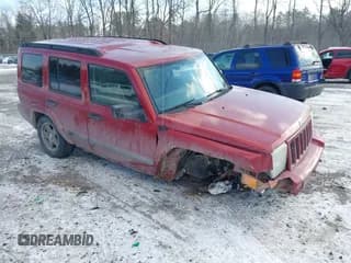 ✅ 2006 Jeep Commander • VIN: 1J8HG48K56C195413 • Lot: 41405302. Wystawiony na IAAI z przebiegiem 74 062 mil. Bezpłatny archiwum sprzedaży aukcyjnych z USA i szczegółowy raport historii pojazdu na DreamBid. Zdjęcie 1.