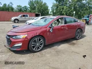 2019 Chevrolet Malibu Premier with VIN 1G1ZE5SX4KF222193, listed as a Copart auction lot 62448535 with 69,858 mi miles and Non repairable. Bid and sale history available at DreamBid. Image 1.