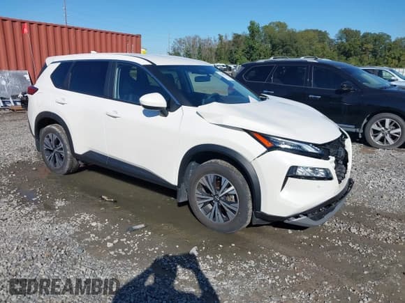 ✅ 2023 Nissan Rogue SV • VIN: JN8BT3BA9PW435957 • Lot: 43489738. Listed on IAAI with 19,206 mi. Free auction sales archive from the USA and detailed vehicle history report at DreamBid. Image 1.