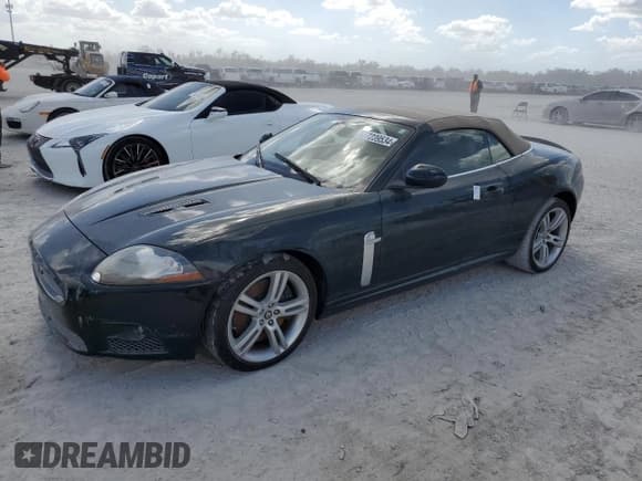 ✅ 2007 Jaguar XK XKR • VIN: SAJWA44C779B12243 • Лот: 77239534. Опубликован ранее на Copart с пробегом Не указан. Бесплатный доступ к архиву аукционных продаж из США и подробный отчёт об истории автомобиля на DreamBid. Изображение 1.