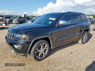 ✅ 2021 Jeep Grand Cherokee Limited • VIN: 1C4RJEBG8MC843976 • Лот: 83981515. Опубликован ранее на Copart с пробегом 62 041 миль. Бесплатный доступ к архиву аукционных продаж из США и подробный отчёт об истории автомобиля на DreamBid. Изображение 1.