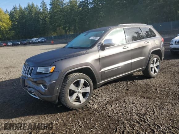 ✅ 2015 Jeep Grand Cherokee Overland • VIN: 1C4RJFCG0FC762946 • Lot: 82658585. Listed on Copart with 182,324 mi. Free auction sales archive from the USA and detailed vehicle history report at DreamBid. Image 1.