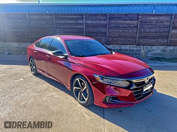 ✅ 2021 Honda Accord Sport • VIN: 1HGCV1F33MA061396 • Lot: 94968055. Wystawiony na Copart z przebiegiem 53 740 mil. Bezpłatny archiwum sprzedaży aukcyjnych z USA i szczegółowy raport historii pojazdu na DreamBid. Zdjęcie 1.