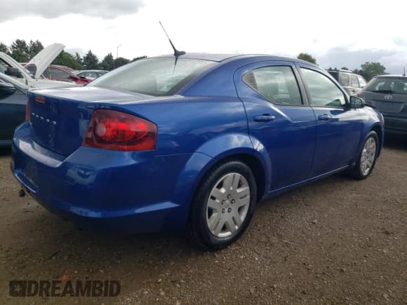 ✅ 2013 Dodge Avenger SE • VIN: 1C3CDZABXDN711773 • Лот: 67687544. Опубликован ранее на Copart с пробегом 106 301 миль. Бесплатный доступ к архиву аукционных продаж из США и подробный отчёт об истории автомобиля на DreamBid. Изображение 3.