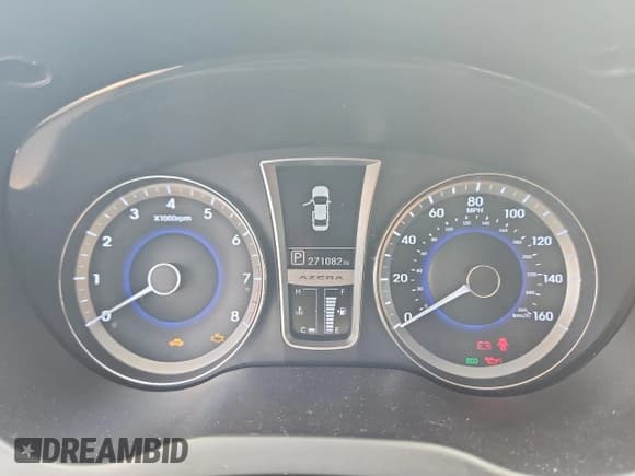 ✅ 2013 Hyundai Azera • VIN: KMHFH4JG4DA311870 • Лот: 65090225. Опубликован ранее на Copart с пробегом 271 082 миль. Бесплатный доступ к архиву аукционных продаж из США и подробный отчёт об истории автомобиля на DreamBid. Изображение 9.